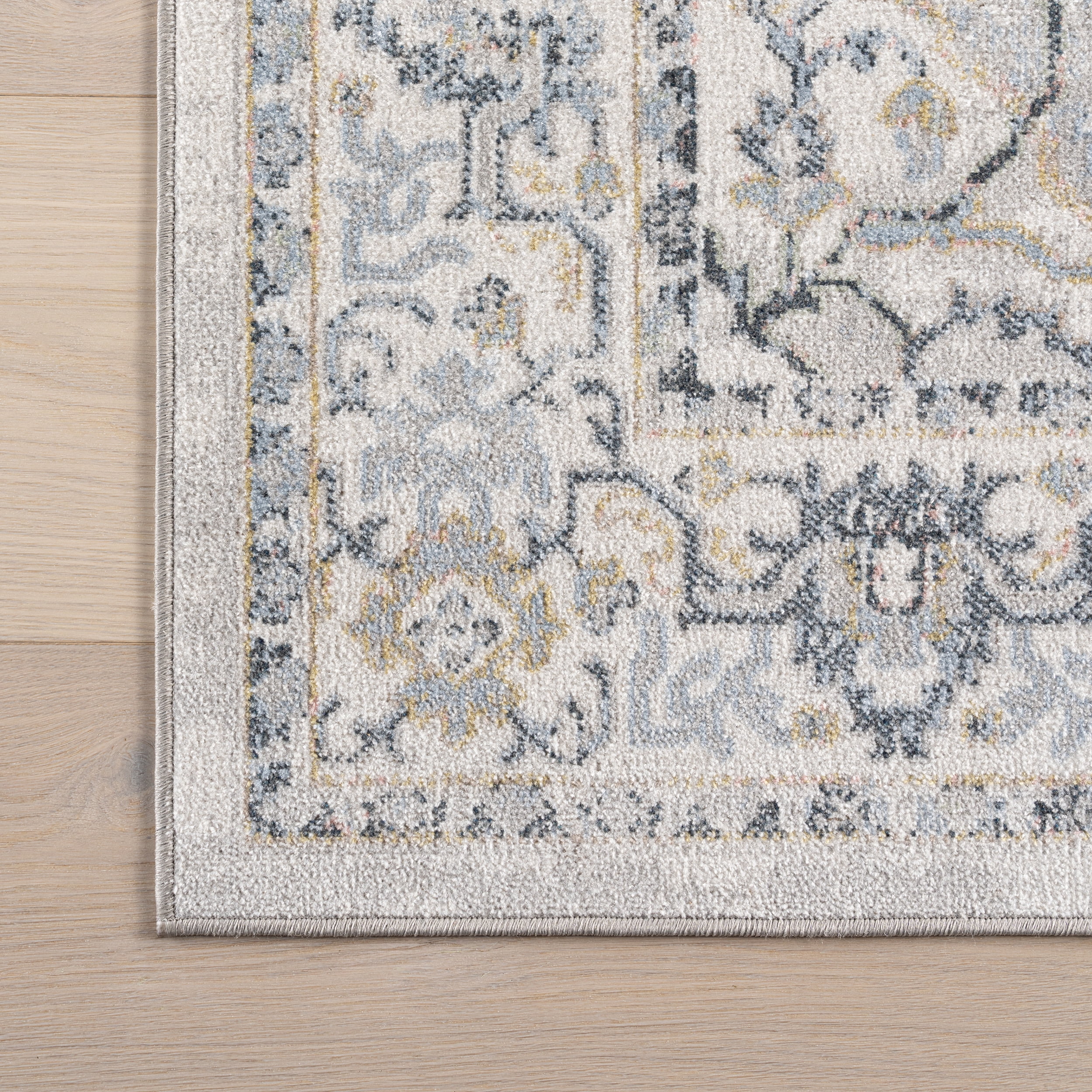 nuLOOM Cady Machine Washable Transitional Area Rug, 6' 7" x 9', Blue