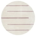 thumbnail image 4 of SAFAVIEH Orwell Isidora Striped Area Rug, Ivory/Pink, 6'7" x 6'7" Round, 4 of 9