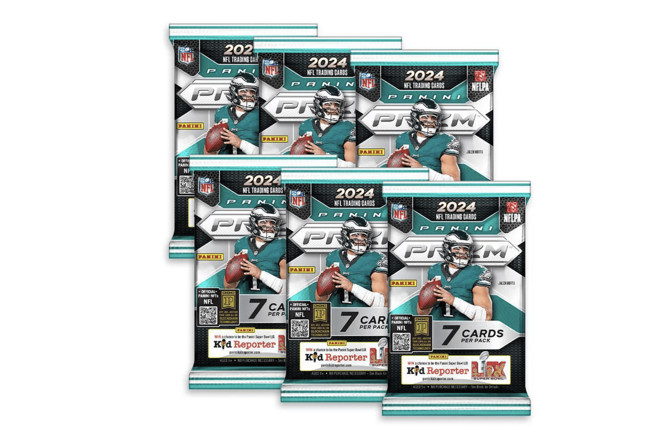 2024 Panini NFL Prizm Football Trading Card Mega Box