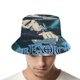 thumbnail image 4 of Exorcista Azul Sombrero bucket para adultos, gorra de protección solar, sombrero de pescador plegable para viajes al aire libre, pesca y actividades de verano, 4 of 6