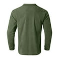 thumbnail image 5 of XIYON Long Sleeve Polo Shirts For Men Striped Zipper Shirt Summer Casual Holiday Shirts Tops Classic Comfortable Shirts For Men, 5 of 8