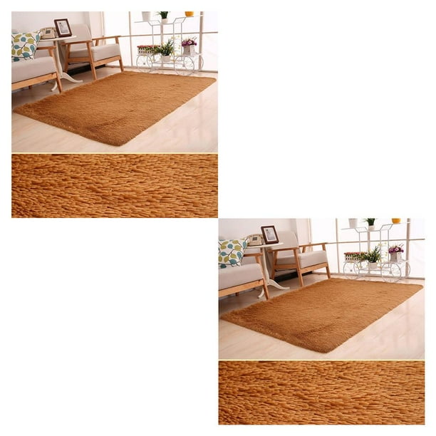 Naiovety Tapete decorativo de felpa para puerta, alfombra rectangular de Color sólido de estilo moderno para pasillo, sala de estar, apartamento, Type2 NO2 Naiovety CBP118578