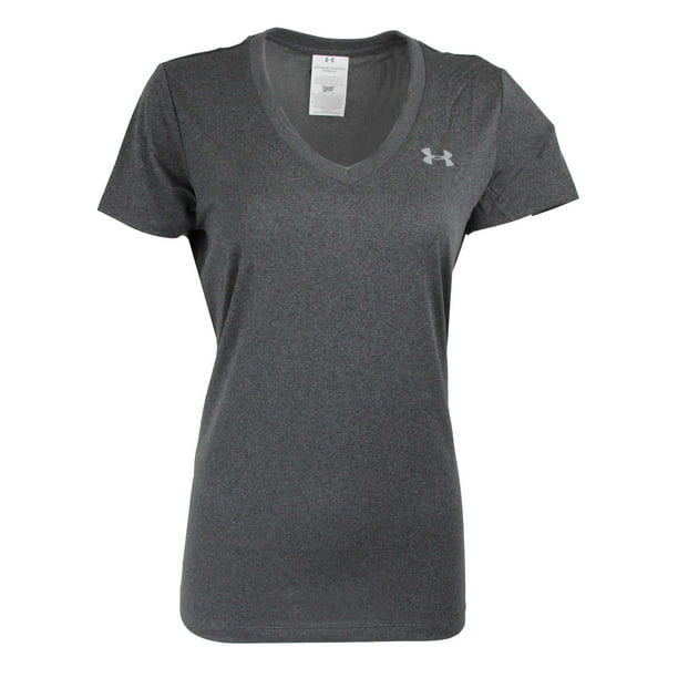 Under Armour - Women's UA V-Neck Loose Fit T-Shirt - Walmart.com ...