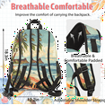 thumbnail image 4 of Herdesigns Ocean Themed Backpack with Lunch Box Beach Theme Lightweight Large Travel Work Laptop Backpacks Set Casual Daypacks, 4 of 8