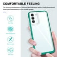 thumbnail image 6 of SaniMore for Samsung Galaxy S23 Case Crystal Clear [Never-Yellowing], Rugged PC & TPU Bumpers Magnetic Ultra-Thin Cover Support Wireless Charging Shockproof Protective Shell, Darkgreen, 6 of 8