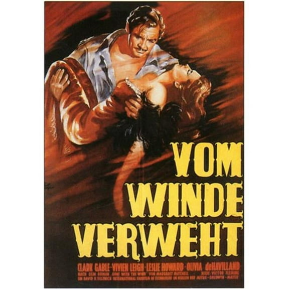 Posterazzi MOV212065 Gone with the Wind Movie Poster - 11 x 17 in.