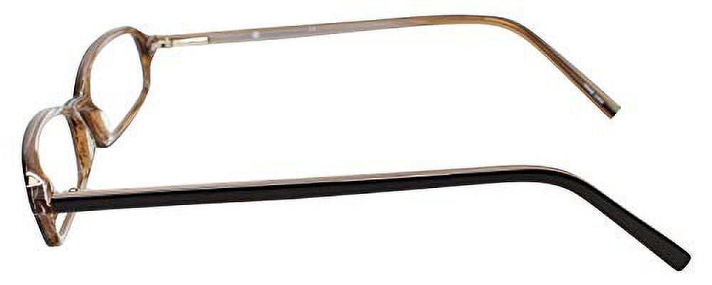 Calabria Viv 733 Designer Reading Glasses in Black-Brown ; +1.50