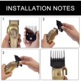 thumbnail image 4 of FrostHike Lot de 10 Guides de Protection Magnétiques pour Tondeuse à Cheveux Compatibles avec la Série Master de Andis, Peigne de Fixation Magnétique pour Tondeuse à Cheveux - de 1\\16 Pouces à 1 Pouce., 4 of 5