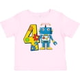 thumbnail image 3 of Inktastic 4th Birthday Robot Boys or Girls Toddler T-Shirt, 3 of 5
