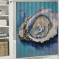 thumbnail image 6 of Shiartex Oyster Pretty Shower Curtain Bathroom Decor 100% Polyester Fiber Chic Modern Style with Hooks for Easy Installation - Various Sizes Available 69x72, 6 of 7