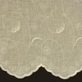 thumbnail image 4 of Commonwealth Hathaway 63" Rod Pocket Curtain Panel in Cream, 4 of 4
