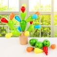 thumbnail image 4 of Wooden Stacking Tree Balancing Game For Toddlers Early Learning, 4 of 6