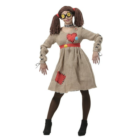 Burlap Voodoo Doll Women's Costume