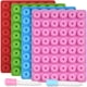 thumbnail image 1 of Molde de silicona para donas y dulces, 4 paquetes de 48 cavidades, moldes redondos para gomitas sin gotero, molde antiadherente de grado alimenticio para caramelos, chocolate y cubitos de hielo, 1 of 4