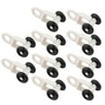thumbnail image 4 of relayinert Rail de Rideau Robuste 10 Pcs Rail Coulissant Robuste Crochet de Transport Roulant Support de Plafond Solide et Durable Blanc Noir Style 5 1Ensemble, 4 of 6