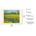 thumbnail image 2 of Field With Flowers Near Arles France - From an Original Color Painting by Vincent van Gogh c.1888 - Master Art Print (Unframed) 13in x 19in, 2 of 4