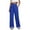 *Blue, variant on VBVC Women's High Waisted Straight Leg Yoga Pants,Tummy Control Dressy Trousers For Women,Ladies Stretchy Work Sweatpants with Pockets,Army Green,S-2XL