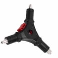 thumbnail image 3 of English Wire Stripper, F Plug Lightweight Stripper Compression Flaring Tool Steel Booster High Strength  For RG59 RG6 Coaxial Cable For Video Audio, 3 of 8