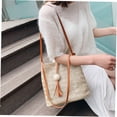 thumbnail image 3 of WEUVEB 1Ensemble Sac Seau pour Femmes en Paille Tissée pour l'Été Mode Marron, 3 of 8
