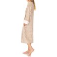 thumbnail image 2 of LADIES ZIP UP PLUSH ROBE, 2 of 3