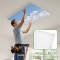 thumbnail image 4 of Clouds Magnetic Fluorescent Light Covers for Ceiling Lights 2 x 4 Feet, Blue White Sky Natural Landscape Office Classroom Kitchen Drop Ceiling Light Covers Lighting Filters Shade Panel 2 Packs, 4 of 9