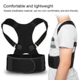 thumbnail image 4 of Corrector de postura unisex para adultos y niños Cinturón de soporte de hombro ajustable (XL), 4 of 12
