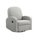 thumbnail image 3 of Relax-A-Lounger Pearson Modern Swivel Recliner, Light Gray Fabric, 3 of 13