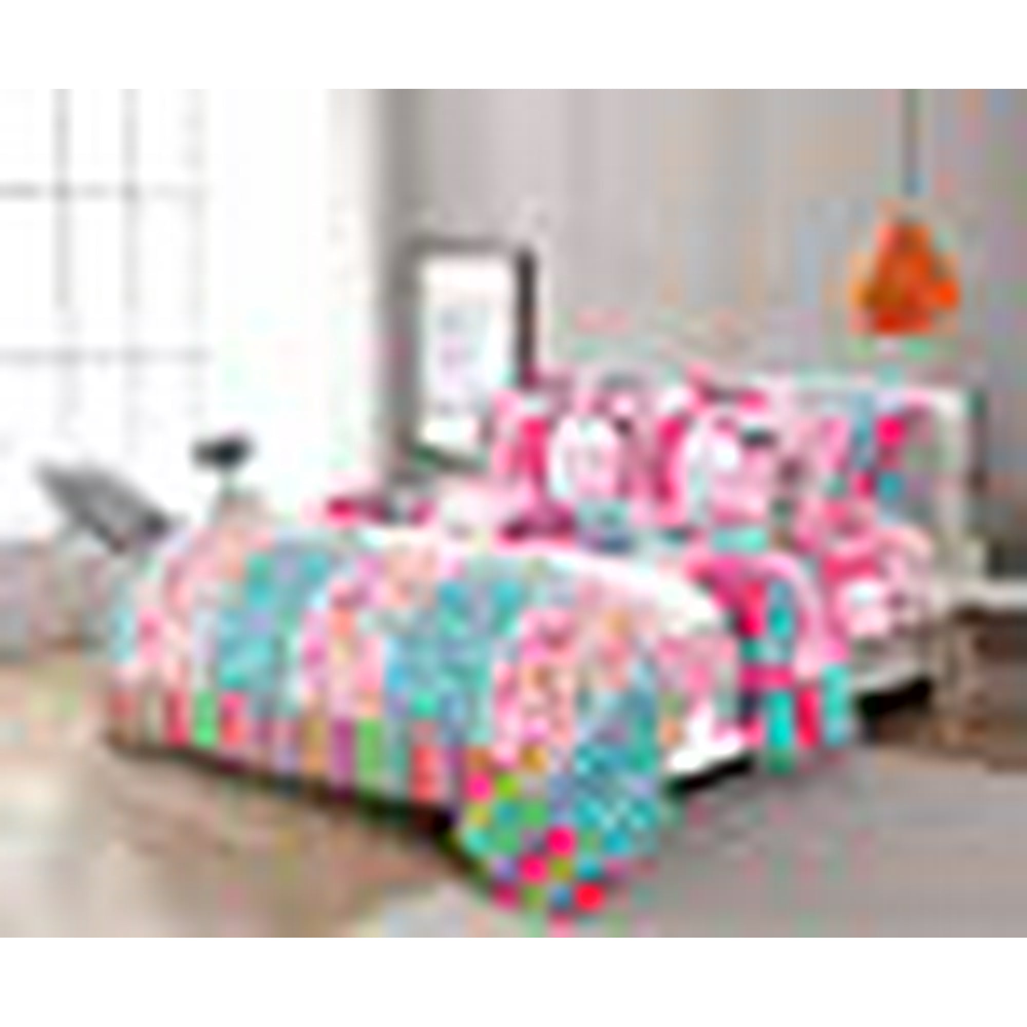 8 Piece Queen Size Kids Girls Teens Comforter Set Bed in Bag with Shams Sheet Set and Decorative Toy Pillow Unicorn RainbowsPink Girls Kids Comforter Bedding Set w Sheets Queen 8pc Unicorn