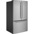 thumbnail image 2 of Haier ENERGY STAR 27.0 Cu. Ft. Réfrigérateur Porte-Française en Acier Inoxydable Résistant aux Empreintes Digitales - QNE27JYMFS, 2 of 7