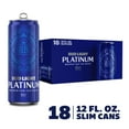 thumbnail image 2 of Bud Light Platinum American Light Lager Beer 18 pack 12 fl oz Aluminum Cans 6% ABV, 2 of 8