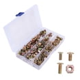 thumbnail image 4 of AURARMLET 120Pcs Box Standardized Metric System Locking Nuts For Server Shelves 17.6x10.2cm, 4 of 7