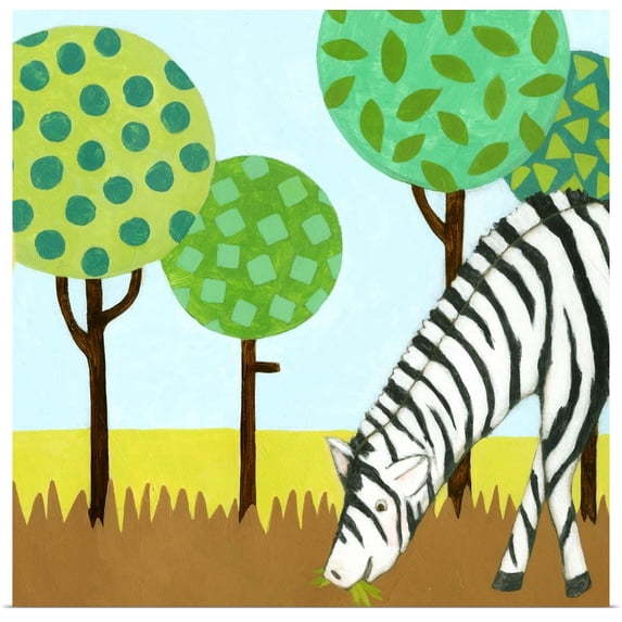 Great BIG Canvas | Rolled Megan Meagher Poster Print entitled Jungle Fun IV