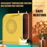 Clearance Heaters for Indoor Use,Electric Space Heater with Thermostat, Quick Heating, Safe and Quiet Design, Overheat Protection and Compact for Home or Office Use