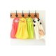 thumbnail image 1 of Kids towel microfiber animal shaped towel set 4-pack kitchen bathroom absorbent 36cm x 26cm yellow pink green white., 1 of 5