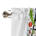 thumbnail image 6 of Gourmet Graffiti Pizza Small Curtain Rod Pocket Short Curtains Half Drapes Partition Cabinet Door Window Curtains Home Decor, 6 of 6