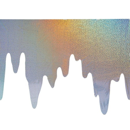 Icicle Iridescent Mylar Roll - Party Decor - 3 Pieces