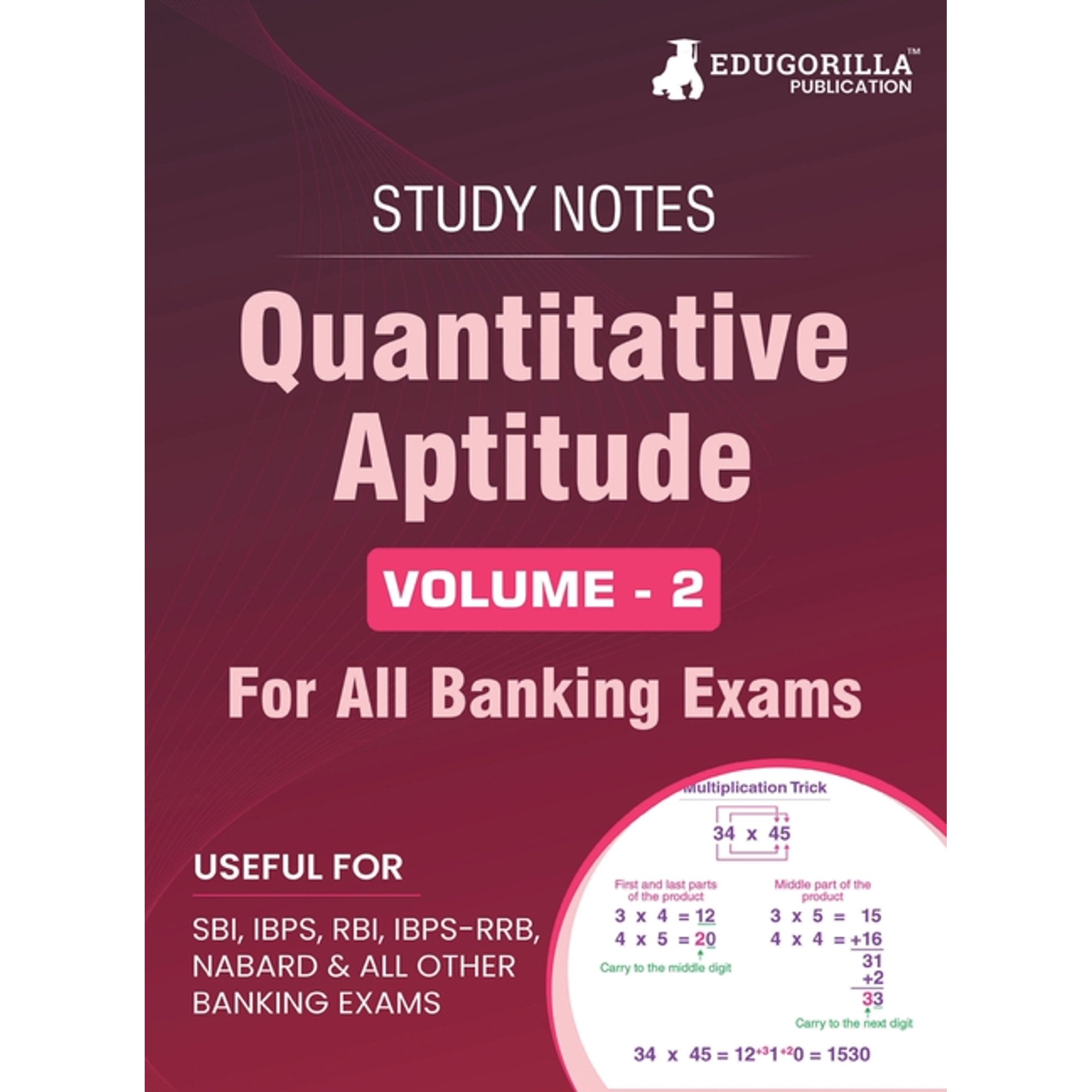 Quantitative Aptitude (Vol 2) Topicwise Notes for All Banking Related Exams A Complete Preparation Book for All Your Ban, (Paperback)