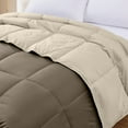 thumbnail image 6 of Modern Threads Reversible Stone & Champagne Adult Down Alternative Comforter, King, 6 of 14