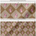 thumbnail image 2 of Soimoi Cotton Cambric Fabric Leaves, & Rose Floral Print Sewing Fabric Yard 42 Inch Wide, 2 of 7