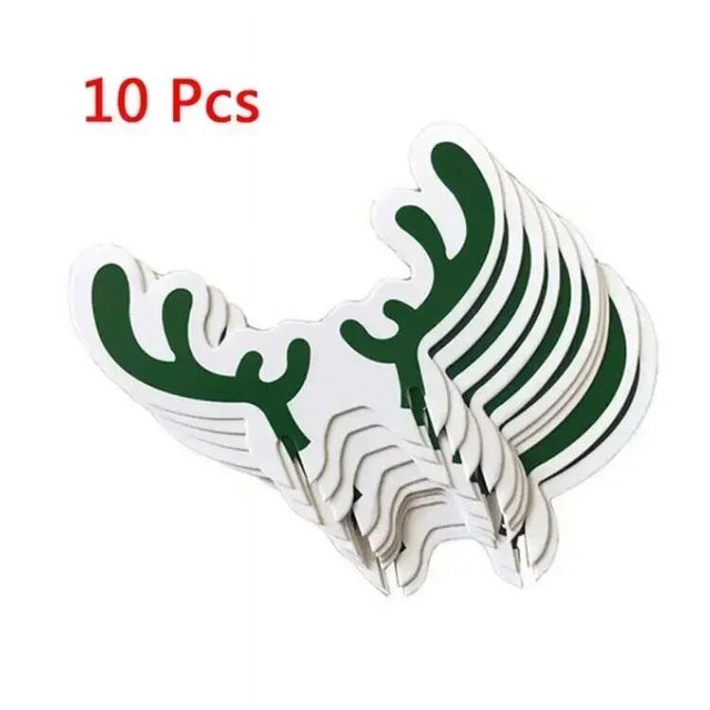 10/20/30 Uds Tarjeta de copa de Navidad sombrero de Papá Noel decoración de copa de vino adornos Navidad Noel regalo de Año Nuevo decoraciones navideñas