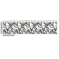 thumbnail image 3 of Ambesonne Nature Art Fabric by the Yard Upholstery, Leaf Print Modern Art, 1 Yard, Taupe Grey and Cadet Blue, 3 of 5