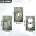 thumbnail image 7 of Yayeee Duplex Wall Plate 1-Gang 4.5"x2.7" Home Receptacle Light Switch Decorative Outlet Cover, Ghosts Playing in A Garden, 7 of 7