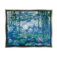 thumbnail image 5 of Stupell Industries Classic Water Lilies Painting Monet Pond Detail Luster Gray Framed Floating Canvas Wall Art, 24x30, by Claude Monet, 5 of 5
