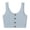 blue, variant on Qiopertar Sleeveless Ribbed Button Front Crop Tank Top for Women Casual Comfy Blouse T-Shirt Spring Summer Beach Vacation, Blue XL