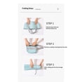 thumbnail image 5 of Portable Thermal Insulation Multifunctional Foldable Foot Soaking Bath Bucket Birthday Gift with Lid Home Travel Outdoor Camping Foot Soaking Spa Bucket, Blue, 5 of 5