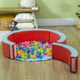 Outsunny Memory Foam Ball Pit Play Area, Soft, BabyToddler Safe