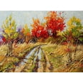 thumbnail image 2 of Chodyukov, Aleksander 18x15 Black Ornate Wood Framed with Double Matting Museum Art Print Titled - Autumn Way I, 2 of 4