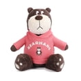 thumbnail image 2 of Simzone Pink 10.6" Hansbear Plush Cute Stuffed Animal, Soft Stuffed Bear in Walrus Shape, Soft Cuddly Plush Bear with Removable Hat and Scarf, Birthday Gifts for Kids, 2 of 7