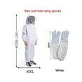 thumbnail image 2 of Full Body Beekeeping Clothes Anti-bee Professional Beekeepers Clothes Protection Beekeeping Suit Veil Unisex Children Protective ,Comprehensive Protection, 2 of 8