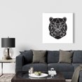thumbnail image 2 of Geometric bear head - 36"x36" canvas - Print on demand, 2 of 5